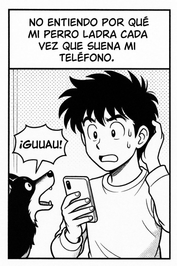 perro de yurotsan ladrando